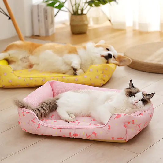 Summer Time Cooling Pet Bed