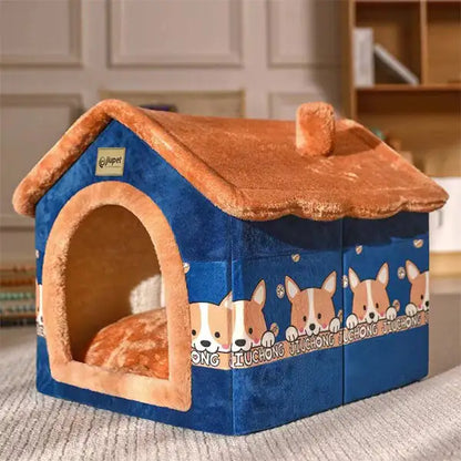 Foldable House-Shaped Pet Home